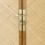 TALL CABINET RATTAN 2DR LIGHT WOOD MQ-01