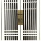 NARROW CABINET LATTICE WHITE WASH MQZ-12