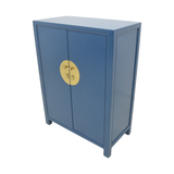 SHOE CABINET ORIENT 2DR BLUE WASH MQZ-38