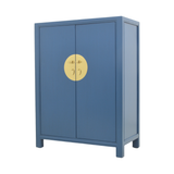 SHOE CABINET ORIENT 2DR BLUE WASH MQZ-38