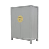 SHOE CABINET ORIENT 2DR GREY WASH MQZ-38