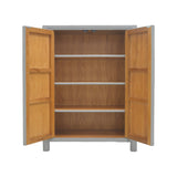 SHOE CABINET ORIENT 2DR GREY WASH MQZ-38