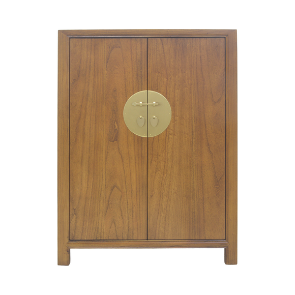 SHOE CABINET ORIENT 2DR LIGHT WOOD MQZ-38