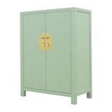 SHOE CABINET ORIENT 2DR MINT WASH MQZ-38