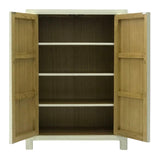 SHOE CABINET FLEUR 2DR WHITE WASH MQZ-38