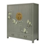 SHOE CABINET FLEUR 2DW2DR GREY WASH MQZ-36
