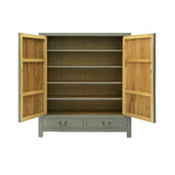 SHOE CABINET FLEUR 2DW2DR GREY WASH MQZ-36