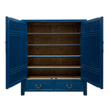 CABINET LATTICE 2DW2DR BLUE WASH MQZ-35