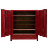 CABINET LATTICE 2DW2DR RED WASH MQZ-35