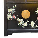 SIDEBOARD FLEUR 2DW2DR BLACK WASH MQZ-40