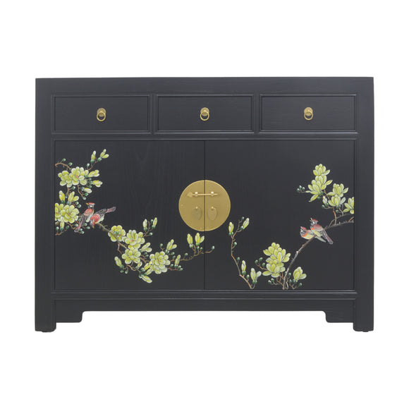 SIDEBOARD FLEUR 3DW2DR BLACK WASH MQZ-43