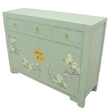 SIDEBOARD FLEUR 3DW2DR MINT WASH MQZ-43