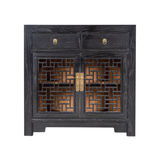 SIDEBOARD MING 2DW2DR BLACK WASH MQZ-53