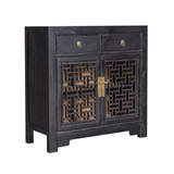 SIDEBOARD MING 2DW2DR BLACK WASH MQZ-53