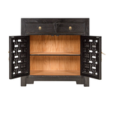 SIDEBOARD MING 2DW2DR BLACK WASH MQZ-53