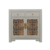 SIDEBOARD MING 2DW2DR GREY WASH MQZ-53