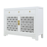 SIDEBOARD MING 3DW2DR WHITE WASH MQZ-54