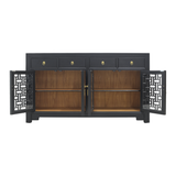 SIDEBOARD MING 4DW4DR BLACK WASH MQZ-42