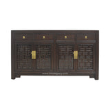 SIDEBOARD MING 4DW4DR DARK WOOD MQZ-42