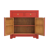 SIDEBOARD ORIENT 2DW2DR RED WASH MQZ-40