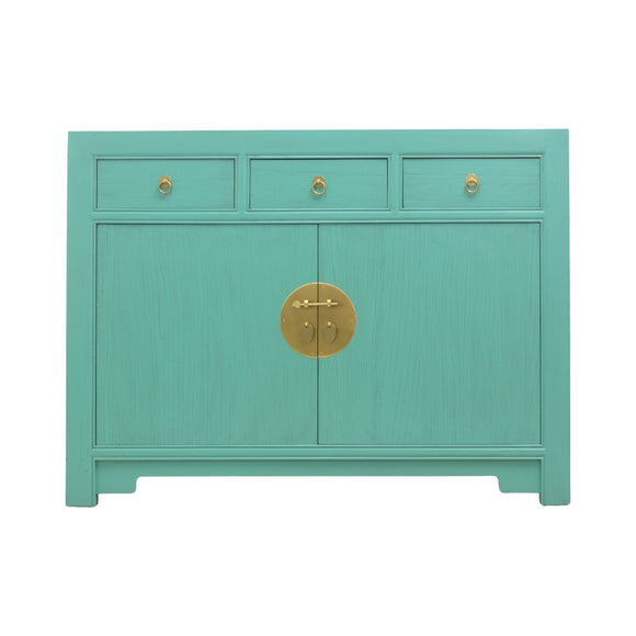 SIDEBOARD ORIENT 3DW2DR TURQUOISE WASH MQZ-43