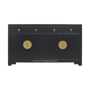 SIDEBOARD ORIENT 4DW4DR BLACK WASH MQZ-01