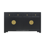 SIDEBOARD ORIENT 4DW4DR BLACK WASH MQZ-01