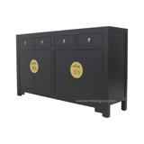 SIDEBOARD ORIENT 4DW4DR BLACK WASH MQZ-01