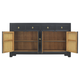 SIDEBOARD ORIENT 4DW4DR BLACK WASH MQZ-01