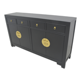 SIDEBOARD ORIENT 4DW4DR BLACK WASH MQZ-01