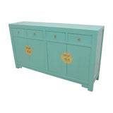 SIDEBOARD ORIENT 4DW4DR TURQUOISE WASH MQZ-01