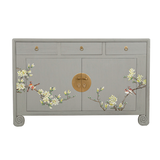 SIDEBOARD SCROLL FLEUR GREY WASH MQZ-19