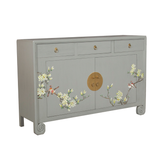 SIDEBOARD SCROLL FLEUR GREY WASH MQZ-19