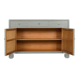 SIDEBOARD SCROLL FLEUR GREY WASH MQZ-19