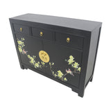 SIDEBOARD FLEUR 3DW2DR BLACK WASH MQZ-43
