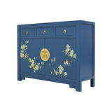 SIDEBOARD FLEUR 3DW2DR BLUE WASH MQZ-43