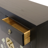 SIDEBOARD FLEUR 4DW4DR BLACK WASH MQZ-01