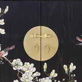 SIDEBOARD FLEUR 4DW4DR BLACK WASH MQZ-01