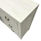 SIDEBOARD LATTICE 6DW2DR WHITE WASH MQZ-34