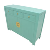 SIDEBOARD ORIENT 3DW2DR TURQUOISE WASH MQZ-43