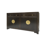 SIDEBOARD ORIENT 4DW4DR DARK WOOD MQZ-01