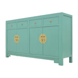 SIDEBOARD ORIENT 4DW4DR TURQUOISE WASH MQZ-01