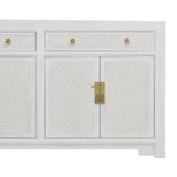 SIDEBOARD RATTAN 2DW4DR WHITE WASH MQ-04