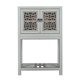 SIDE CABINET MING 2DR GREY X-24