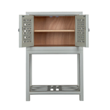 SIDE CABINET MING 2DR GREY X-24