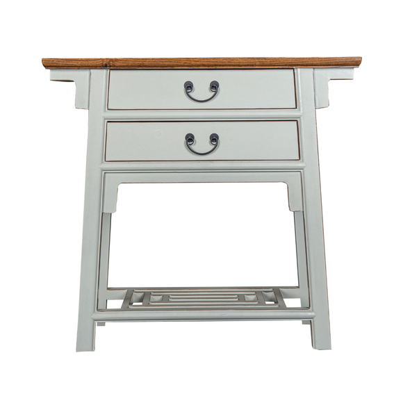 SIDE TABLE 2DW LAYER WHITE X-25