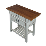 SIDE TABLE 2DW LAYER WHITE X-25