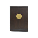 SMALL WINE BAR ORIENT DARK WOOD MQZ-46