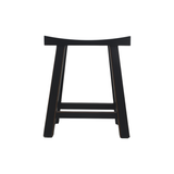 STOOL FLEUR BLACK M-01