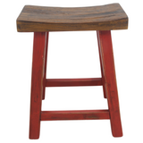STOOL SADDLE RED MQZ-206